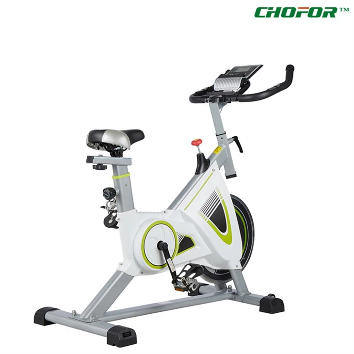Belt Drive Height Adjustable Home Use Spin Bike With IPAD Frame