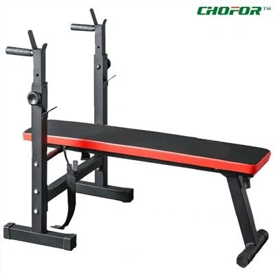 folding weight bench with squat rack